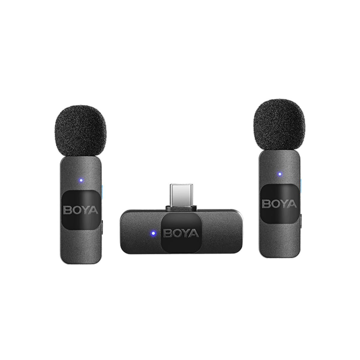 BOYA Ultracompact 2.4GHz Type-C Wireless Microphone System - Black