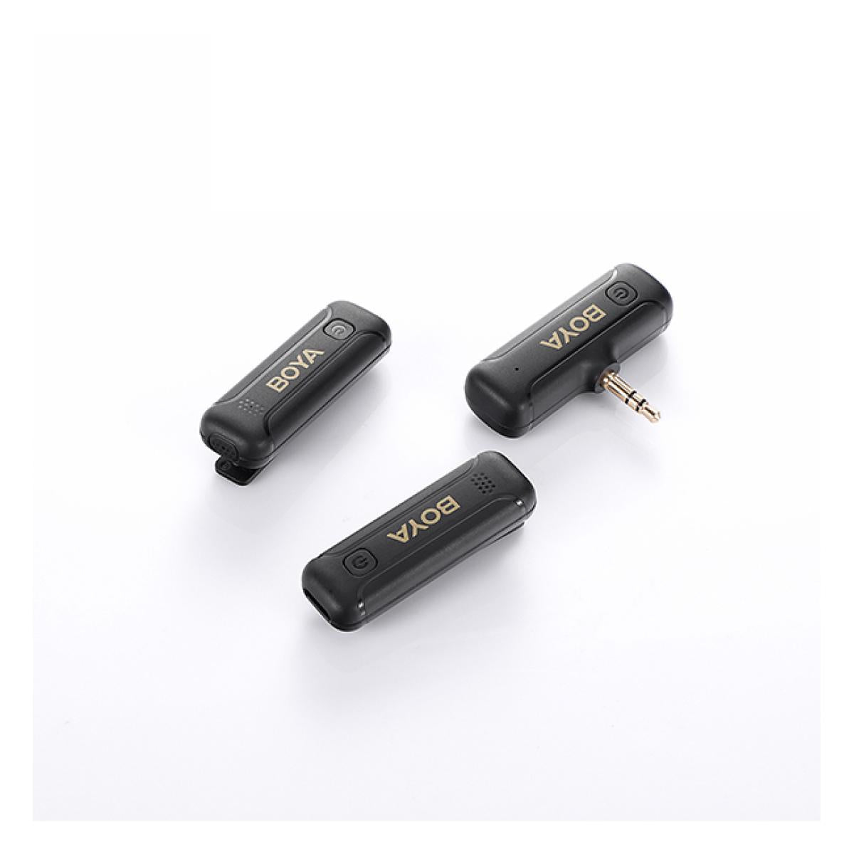 BOYA 2.4GHz AUX 3.5mm Wireless Microphone System (Two Mic) - Black BOYA 2.4GHz AUX 3.5mm Wireless Microphone System (Two Mic) - Black