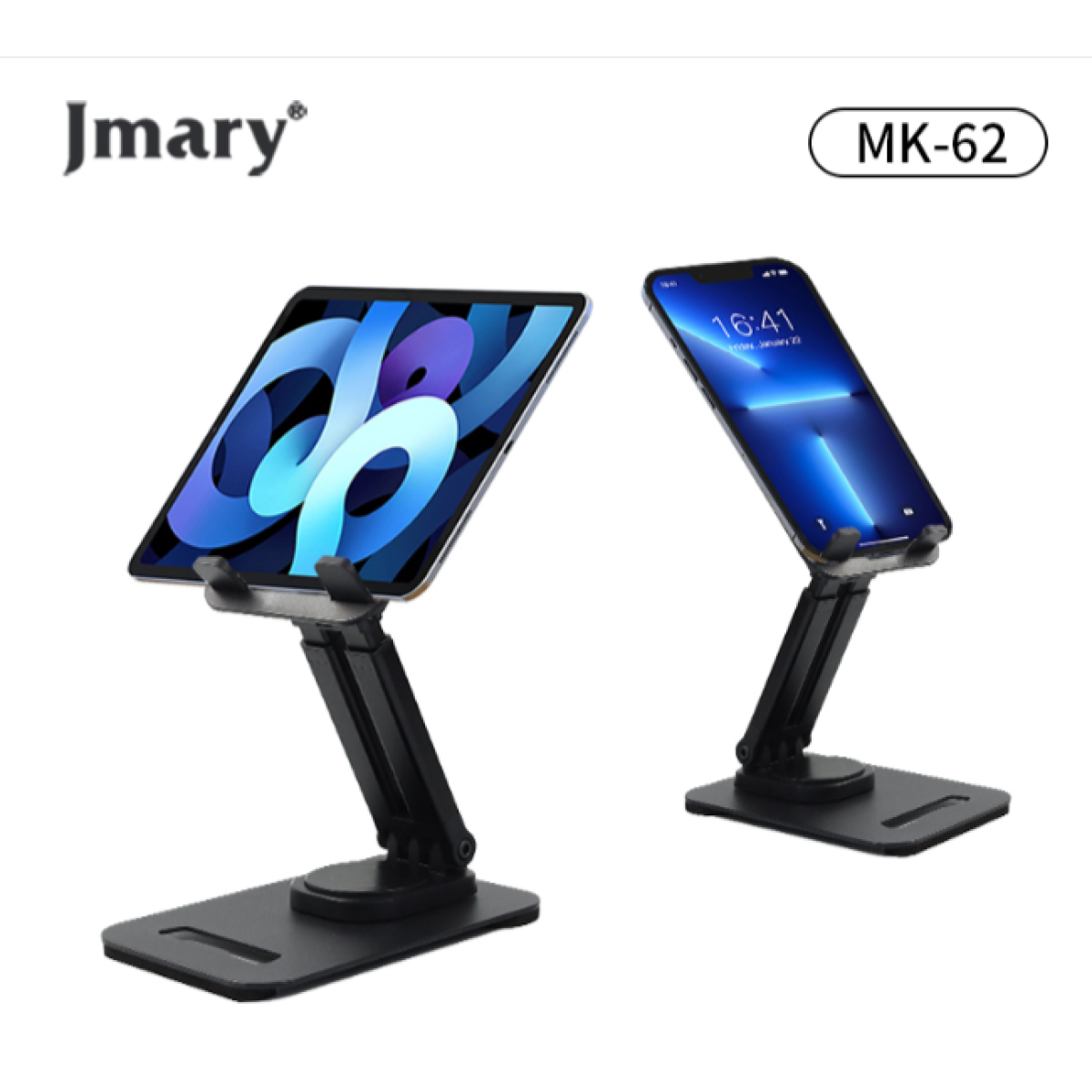 Jmary MK-62 Foldable 360° Tablet Stand | Light & Durable Jmary MK-62 Foldable 360° Tablet Stand | Light & Durable