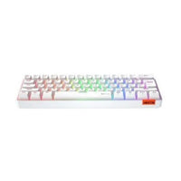 لوحة مفاتيح الألعاب الميكانيكية Meetion Hestia RGB 60% - بيضاء