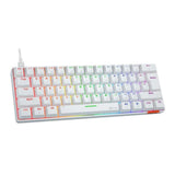 لوحة مفاتيح الألعاب الميكانيكية Meetion Hestia RGB 60% - بيضاء