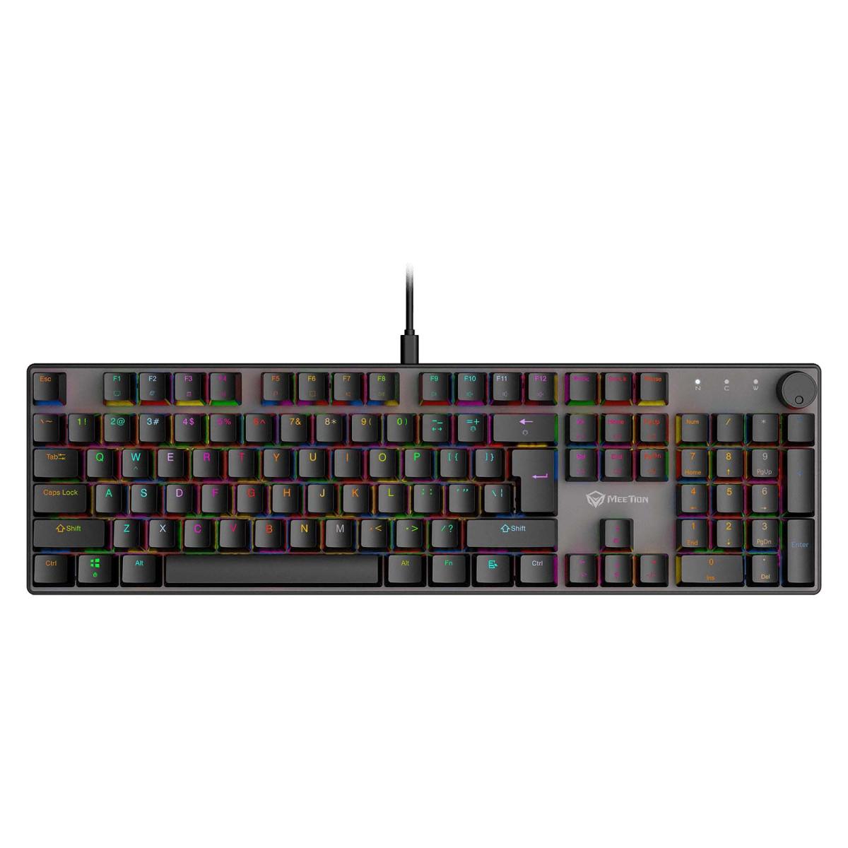 Meetion MK009 Pro Hot-Swap Mechanical Keyboard - Red Switch
