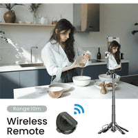 JMARY MT-18 Mini Selfie Tripod with Bluetooth Remote