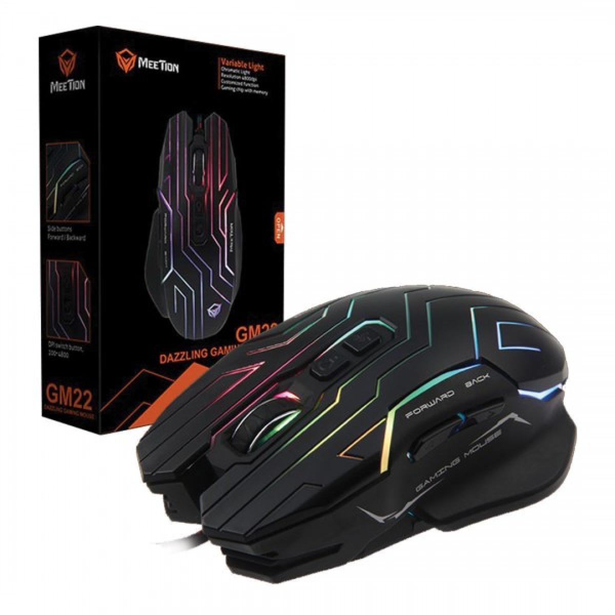 MeeTion MT-GM22 Dazzling Gaming Mouse GM22