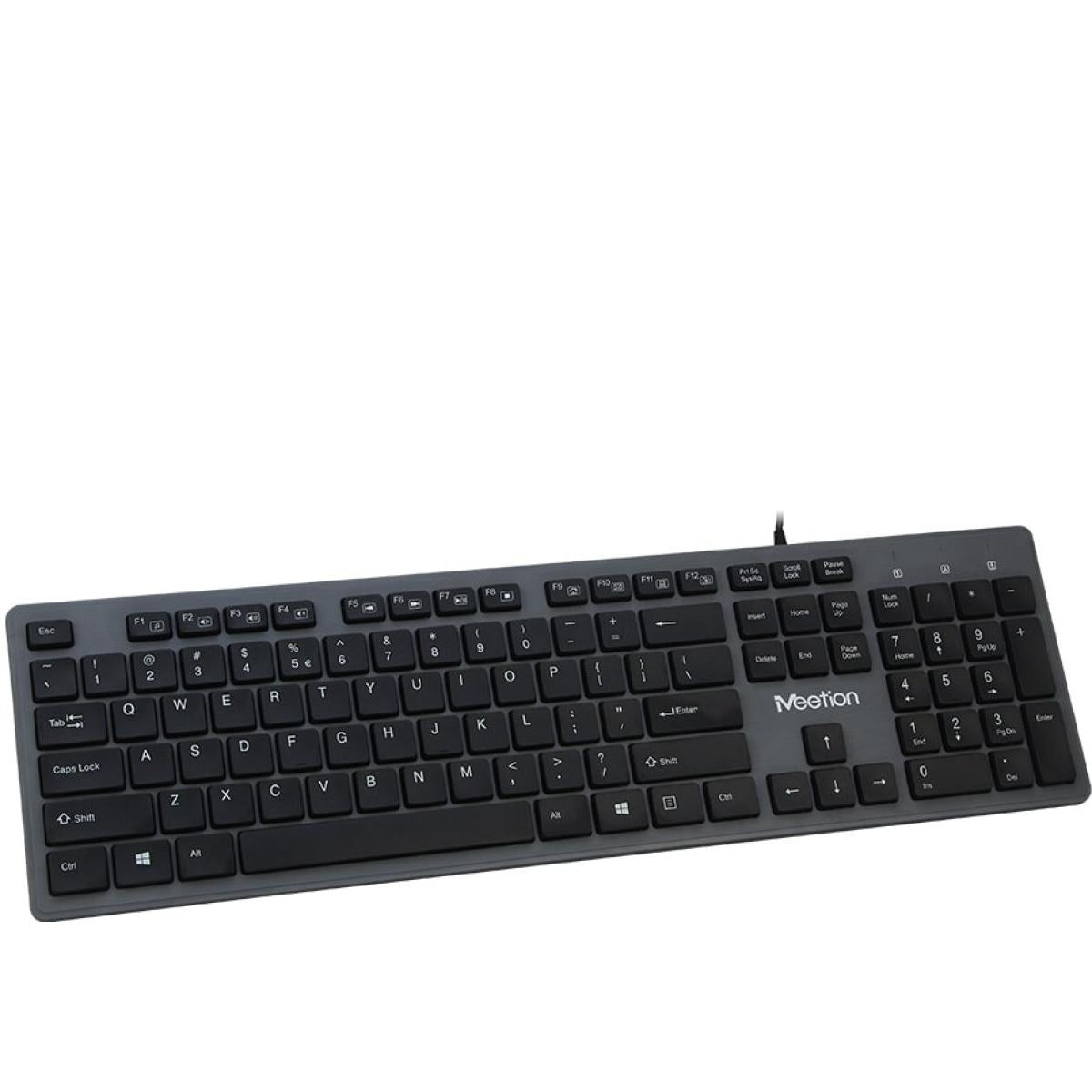 MeeTion USB Standard Chocolate Keyboard