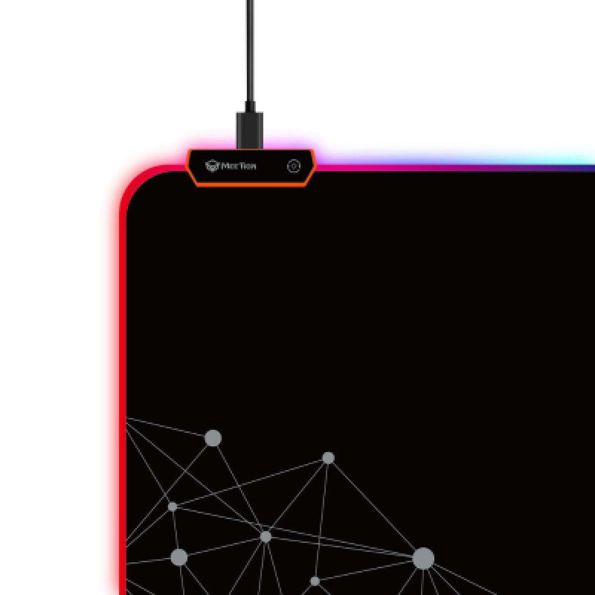 لوحة مفاتيح وفأرة كبيرة RGB من MeeTion للألعاب