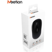 ماوس لاسلكي MeeTion 2.4 جيجا هرتز بمنفذ USB بصري لاسلكي - أسود