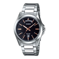 Casio MTP-1370D-1A2 Mineral glass Quartz movement Stainless