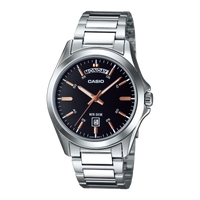 Casio MTP-1370D-1A2 Mineral glass Quartz movement Stainless