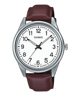 Casio, MTP-V005L-7B4, Men's Watch - Brown Leather