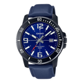 Casio, MTP-VD01BL-2BVUDF, Men's Watch - Black Leather