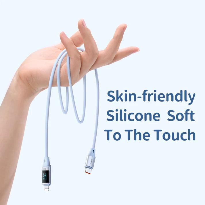 Mcdodo 1.2M PD USB C to Lightning Cable with Output Display