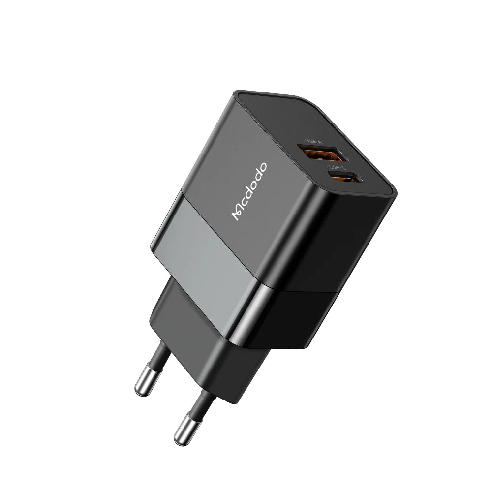 Mcdodo 20W Fast Charger EU Plug - Black Mcdodo 20W Fast Charger EU Plug - Black