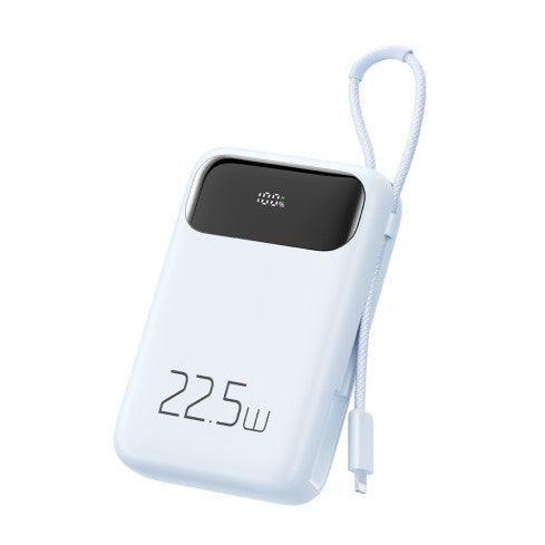 Mcdodo 22.5W Power Bank with Lightning Cable 10000mAh - Blue