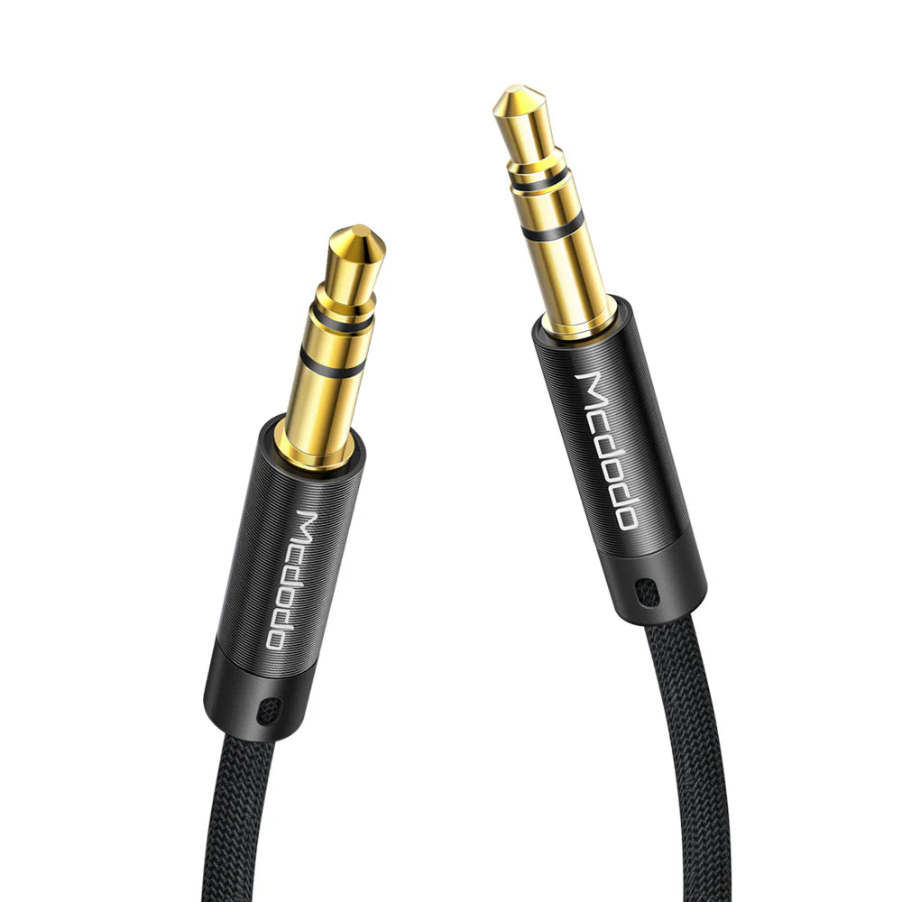 Mcdodo 3.5mm AUX to 3.5mm AUX Jack Cable 1.2m - Black Mcdodo 3.5mm AUX to 3.5mm AUX Jack Cable 1.2m - Black