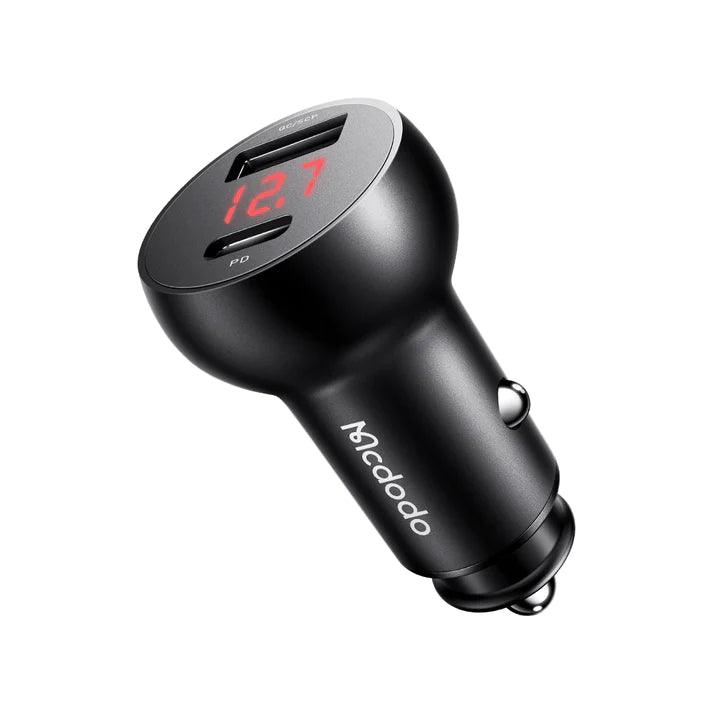 Mcdodo 30W PD + 5A Fast Car Charger-Black