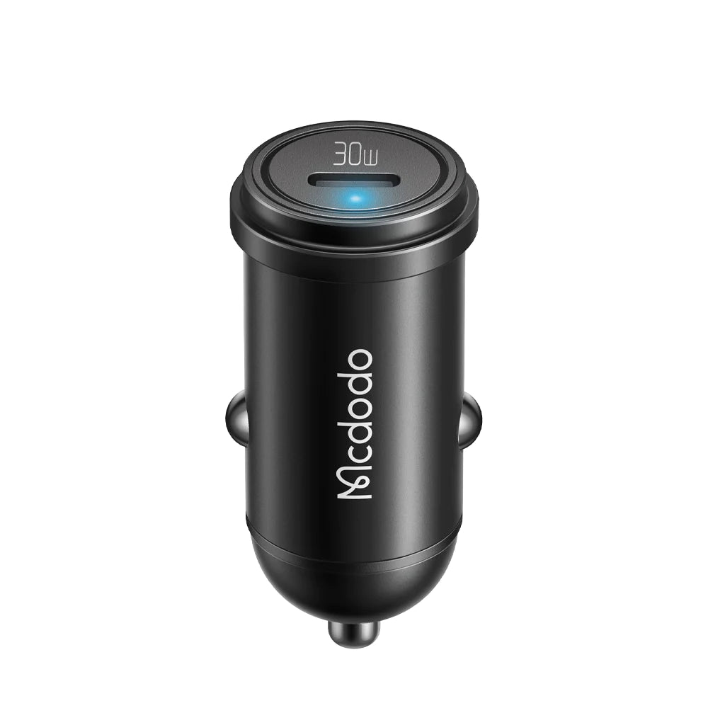 Mcdodo 30W USB C PD Fast Car Charger for On the Go Charging - Black Mcdodo 30W USB C PD Fast Car Charger for On the Go Charging - Black
