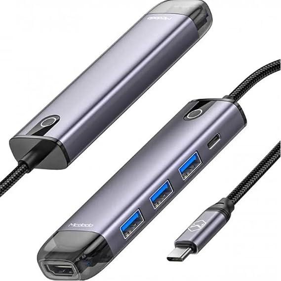Mcdodo 5 in 1 Multi Function Expand Adapter 100W PD & 4K - Black Mcdodo 5 in 1 Multi Function Expand Adapter 100W PD & 4K - Black