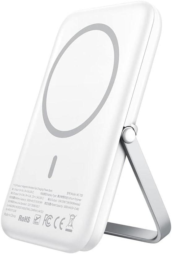 Mcdodo 5000mAh Magnetic Power Bank Wireless - White & Gray Mcdodo 5000mAh Magnetic Power Bank Wireless - White & Gray