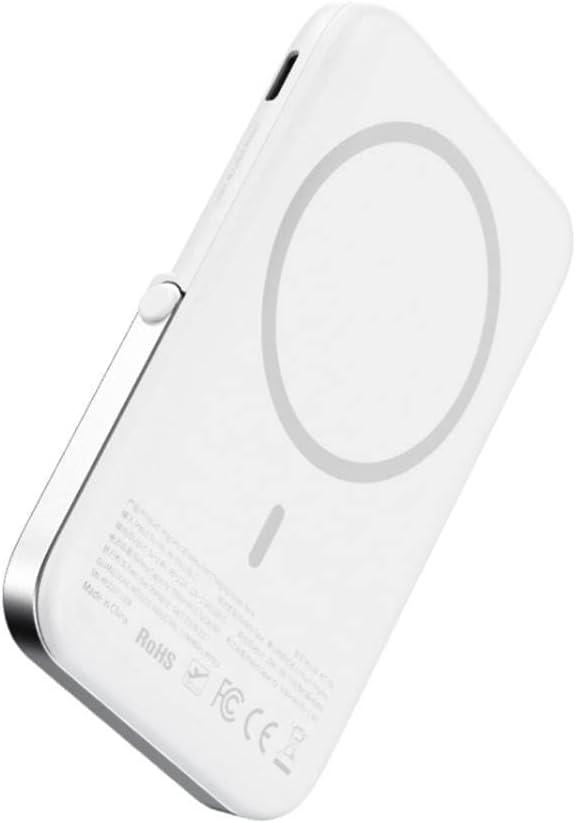 Mcdodo 5000mAh Magnetic Power Bank Wireless - White & Gray Mcdodo 5000mAh Magnetic Power Bank Wireless - White & Gray