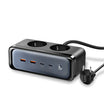 Mcdodo 6 in 1 Power Strip 70W with Lightning Protection - Black