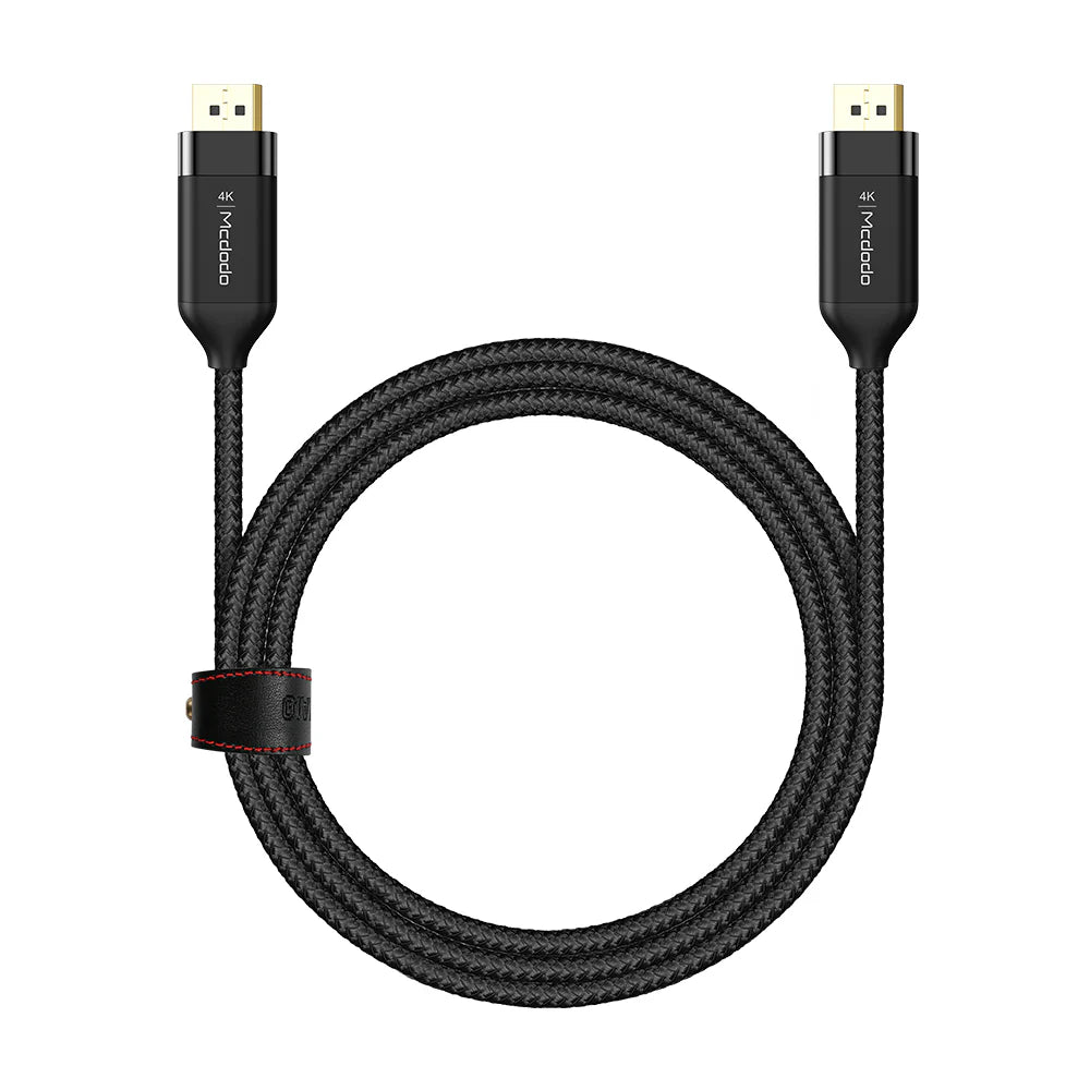 Mcdodo DP to DP Cable 4K HDR High Definition 2m Ultra Clear - Black Mcdodo DP to DP Cable 4K HDR High Definition 2m Ultra Clear - Black
