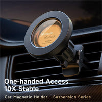 Mcdodo Magnetic Car Mount Secure Hold & 360° Rotation - Black