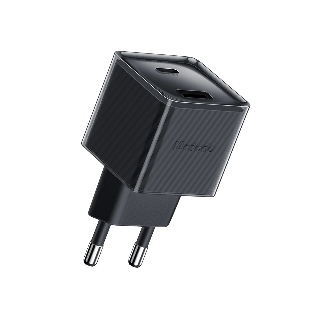 Mcdodo PD33W GaN Fast Charger 1C & 1A EU Ultra Fast Charging - Black