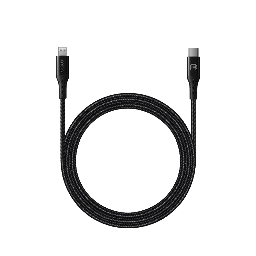 Mcdodo Reliqo 2m Type C to Lightning Cable - Black Mcdodo Reliqo 2m Type C to Lightning Cable - Black