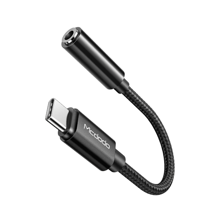 Mcdodo Type-C to DC 3.5 mm Audio Adapter-Black
