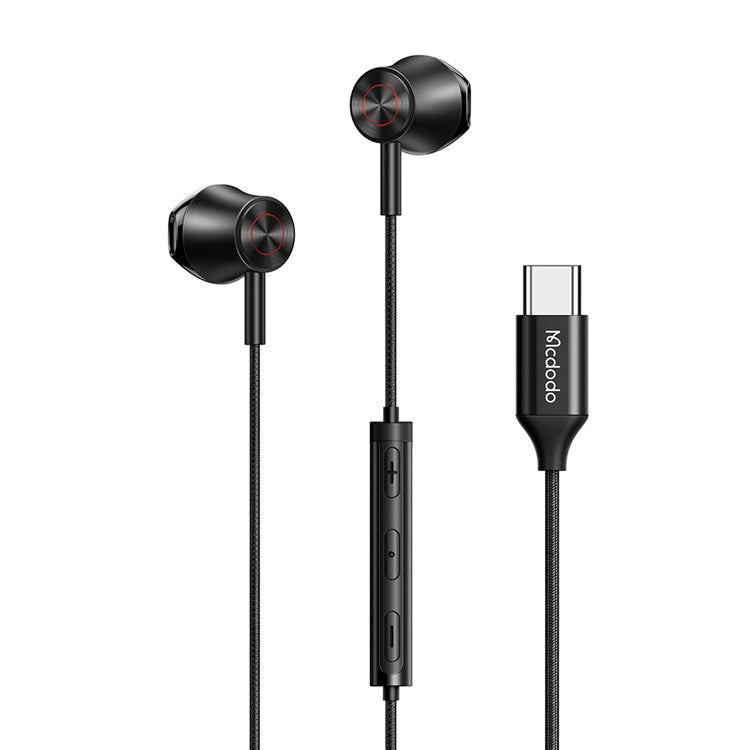 Mcdodo Type C Stereo Wired Earphones with HD Call Microphone Mcdodo Type C Stereo Wired Earphones with HD Call Microphone