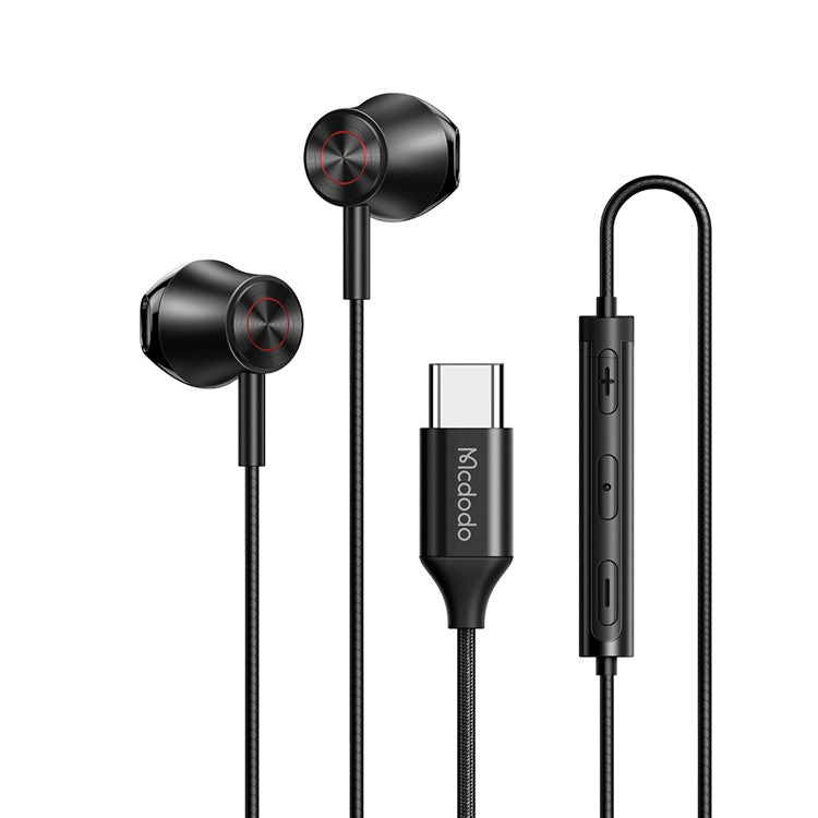 Mcdodo Type C Stereo Wired Earphones with HD Call Microphone Mcdodo Type C Stereo Wired Earphones with HD Call Microphone