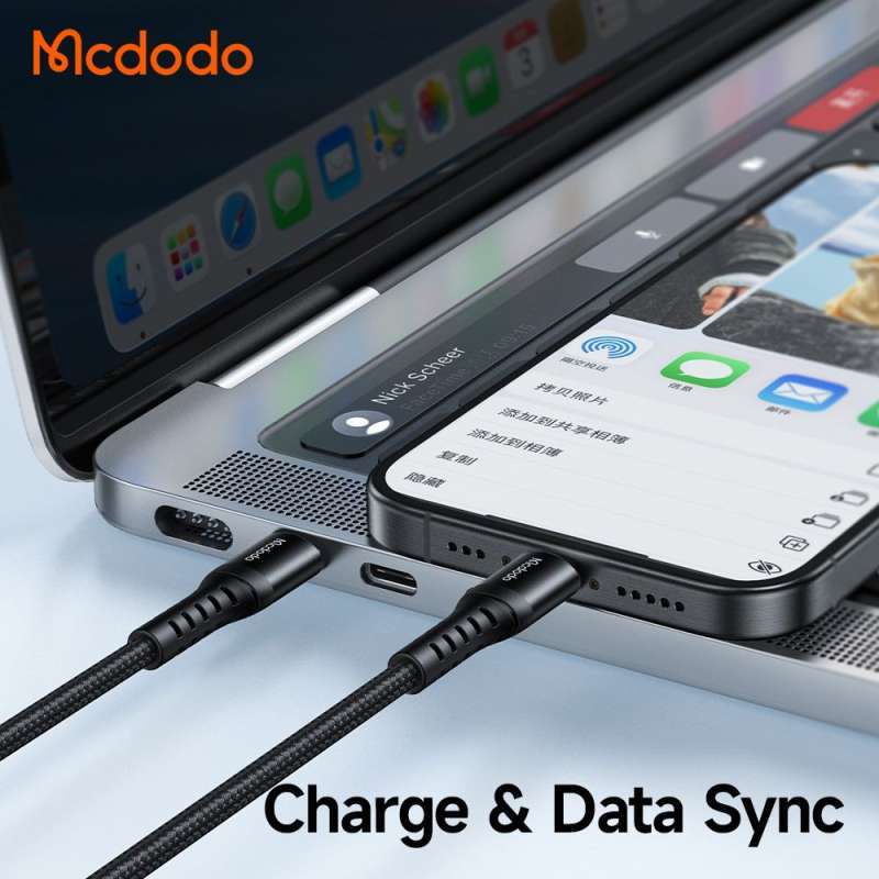 Mcdodo Type C To Type C Cable 60W 1M Fast Charging - Black Mcdodo Type C To Type C Cable 60W 1M Fast Charging - Black