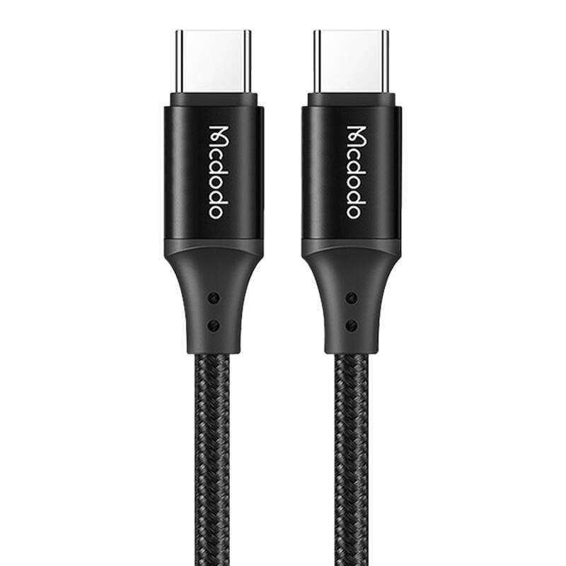 Mcdodo Type C To Type C Cable 60W 1M Fast Charging - Black Mcdodo Type C To Type C Cable 60W 1M Fast Charging - Black
