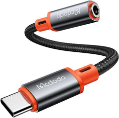 Mcdodo Type C to 3.5mm AUX Adapter with Hi-Fi Sound - Black