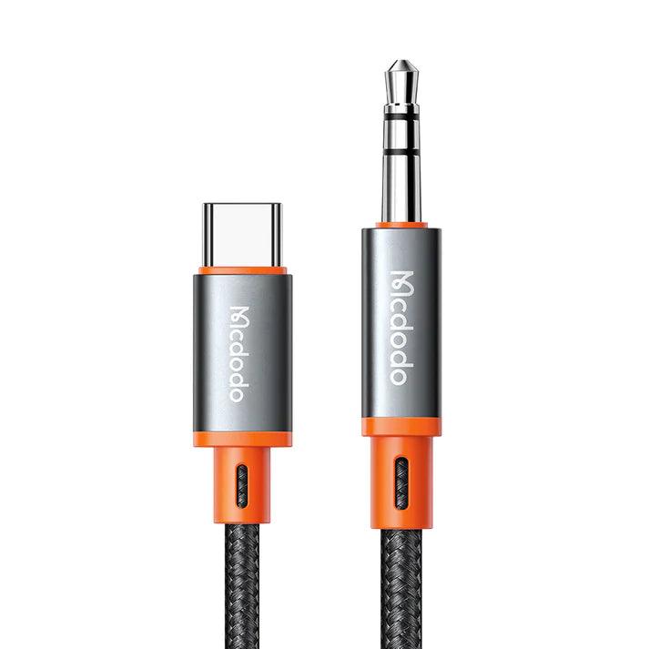 Mcdodo Type C to DC3.5mm Audio Cable 1.2M High Quality Sound - Black Mcdodo Type C to DC3.5mm Audio Cable 1.2M High Quality Sound - Black