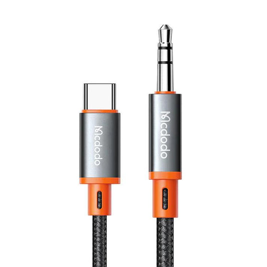 Mcdodo Type C to DC3.5mm Audio Cable 1.2M High Quality Sound - Black