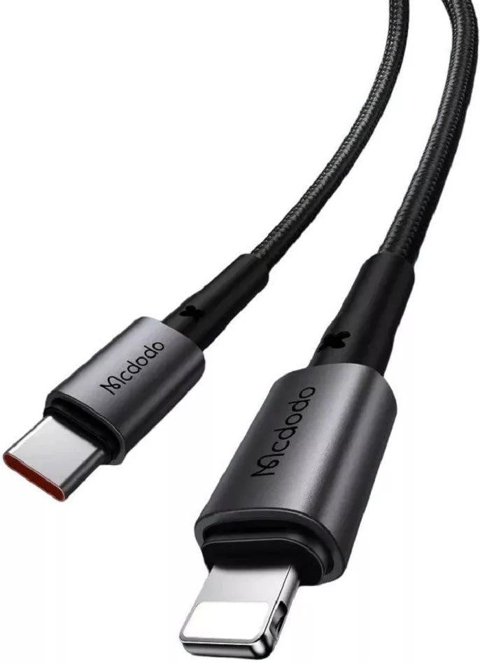 Mcdodo USB C to Lightning Cable 36W 1.2m - Black Mcdodo USB C to Lightning Cable 36W 1.2m - Black