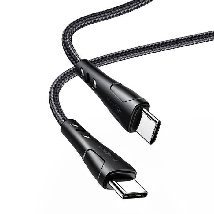 Mcdodo USB C to USB C PD 60W Cable 1.2m - Black Mcdodo USB C to USB C PD 60W Cable 1.2m - Black