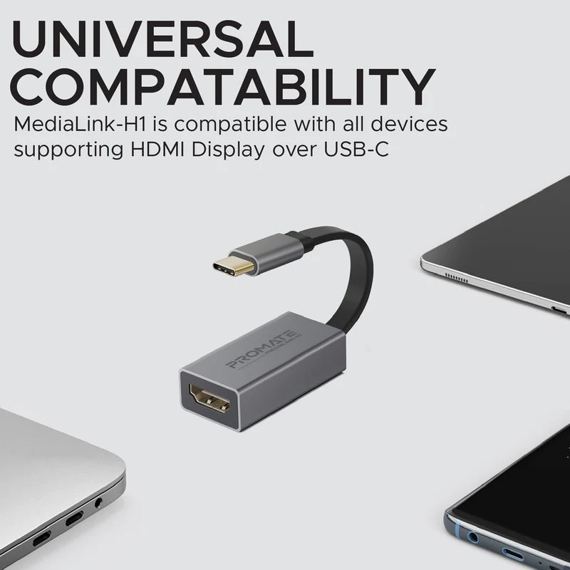 PROMATE High Definition USB-C to HDMI Adapter