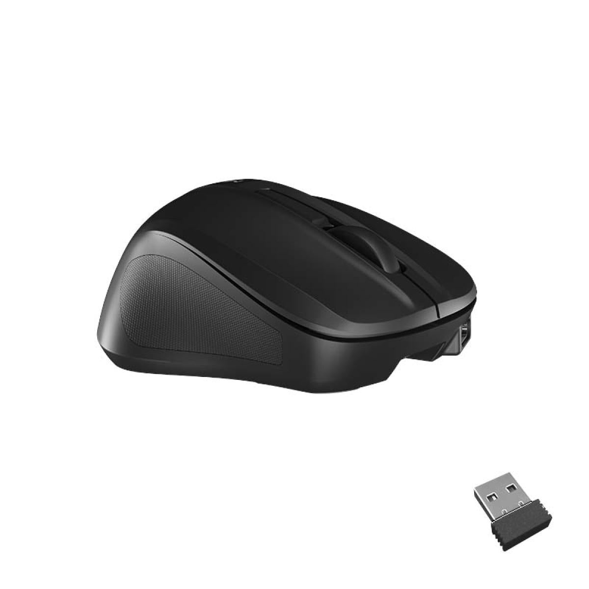 MeeTion MiniGo 4 Buttons Wireless Mouse - Black