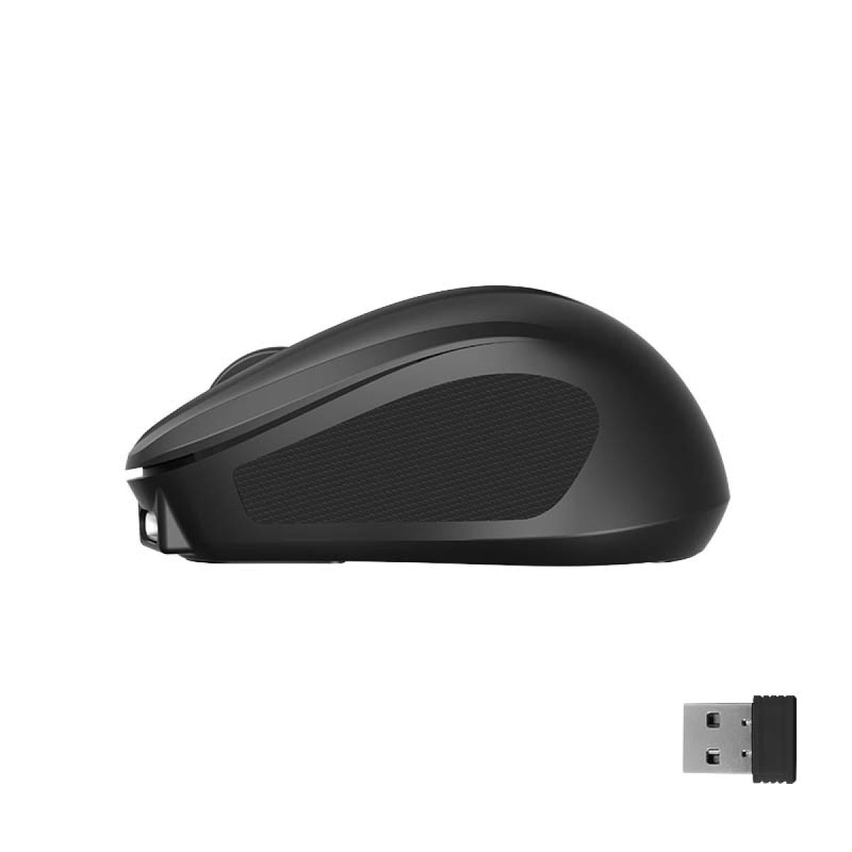 MeeTion MiniGo 4 Buttons Wireless Mouse - Black
