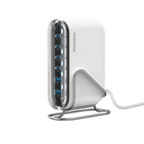 Momax 1 Charge Flow & 6 Port GaN Charger 120W - White