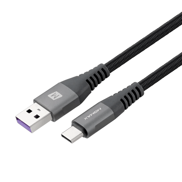 Momax Elite Link USB C to USB Cable 2m Fast and Durable - Black