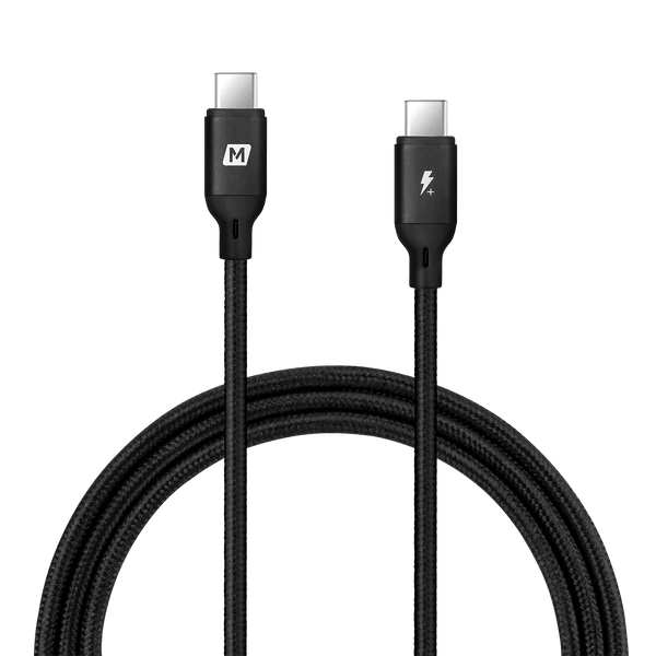 Momax Go Link USB C to USB C 100W PD Charging Cable 1.2m - Black & Silver Momax Go Link USB C to USB C 100W PD Charging Cable 1.2m - Black & Silver