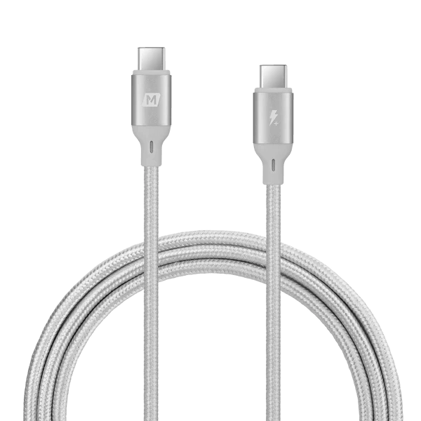 Momax Go Link USB C to USB C 100W PD Charging Cable 1.2m - Black & Silver Momax Go Link USB C to USB C 100W PD Charging Cable 1.2m - Black & Silver