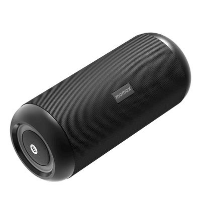 Momax Intune Plus Wireless Outdoor Speaker with LED Lighting - Black