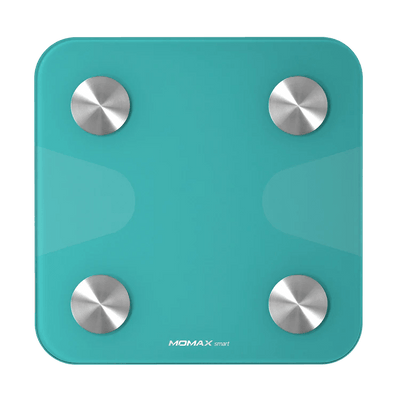 Momax Lite Tracker IoT Body Scale with Smart Body Analysis - Blue