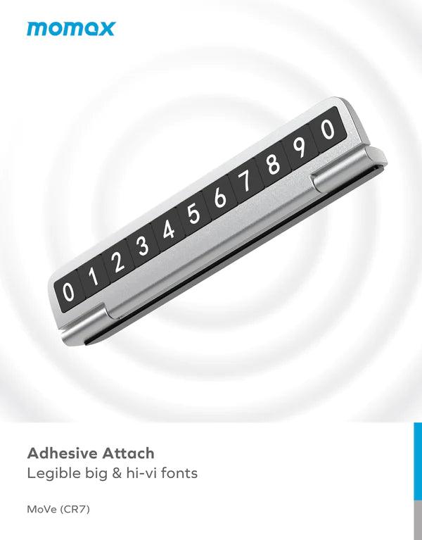 Momax MoVe Vehicle Number Display Privacy Protection - Silver Momax MoVe Vehicle Number Display Privacy Protection - Silver