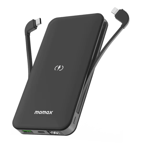 Momax Q.Power TOUCH 2 Wireless Power Bank 10000mAh - Black